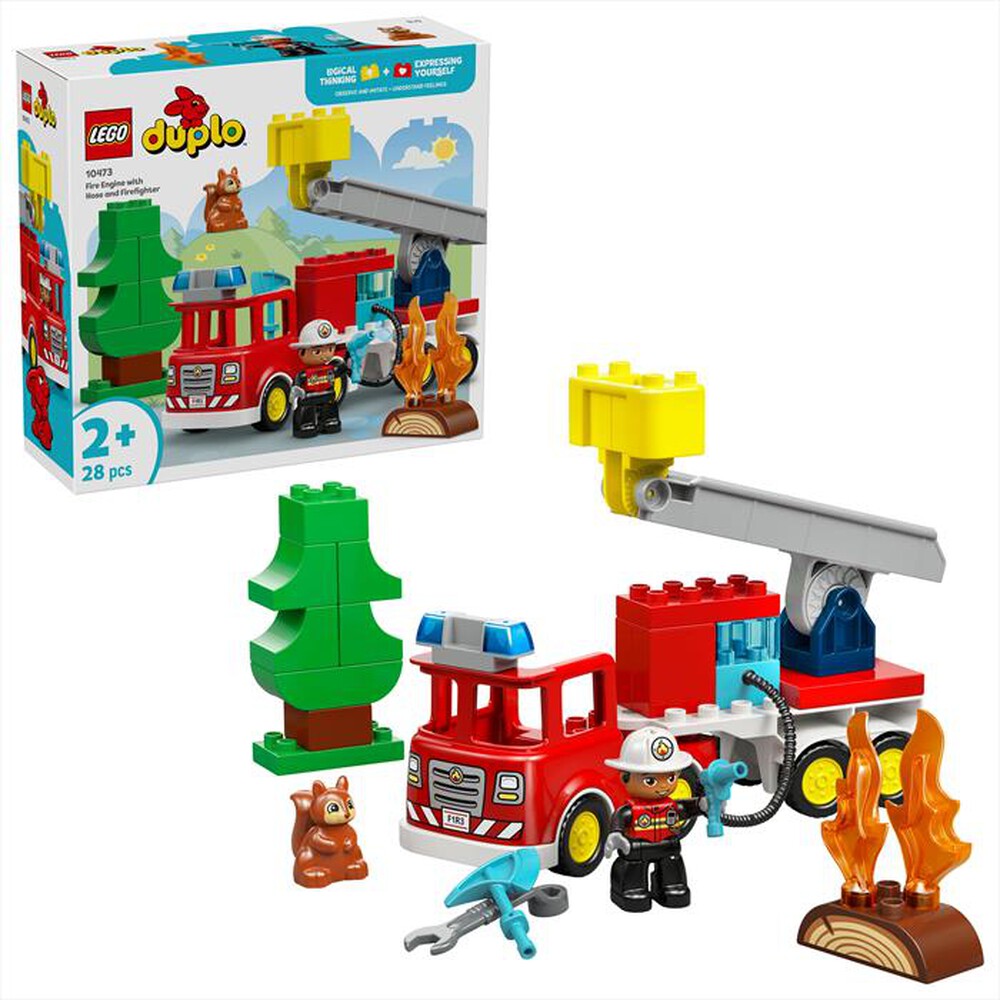 Immagine del prodotto LEGO - DUPLO Autopompa con manichetta e pompiere - 10473-Multicolore