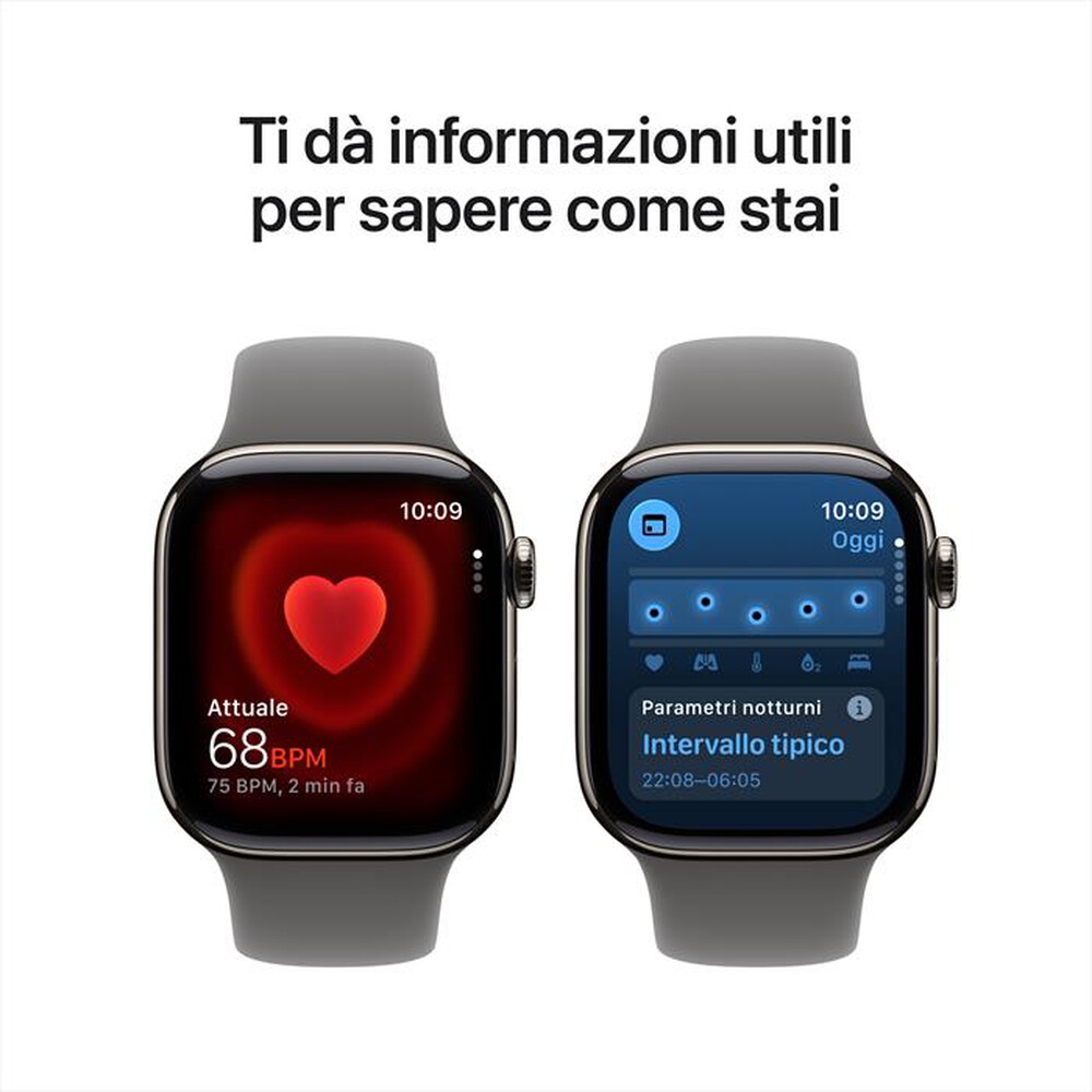 Immagine del prodotto APPLE - Watch Series 11 GPS + Cellular 42mm Titanio-Band Grigio Pietra - M/L