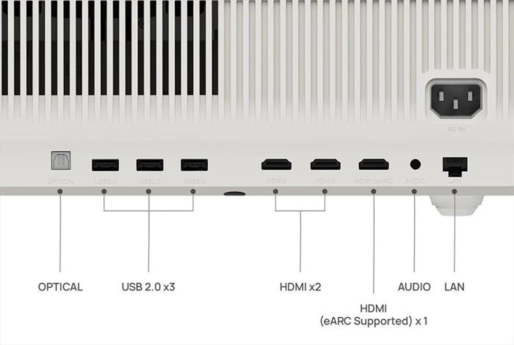 "XGIMI - AURA 2 - PROIETTORE LASER UST IMAX 4K-Bianco"