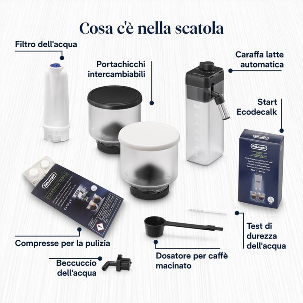 Immagine del prodotto DE LONGHI - RIVELIA START Macchina da caff&egrave; EXAM420.55.WXL-Arctic White