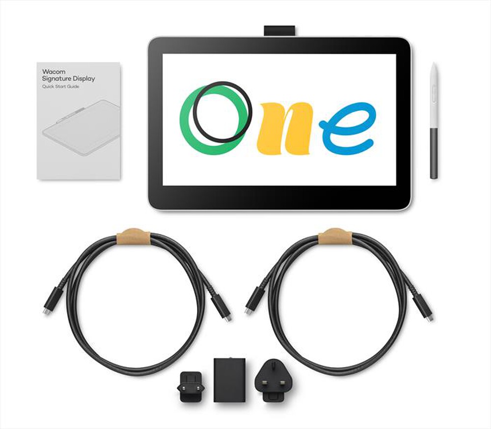 "WACOM - Tavoletta grafica ONE 13\" TOUCH-NERO"