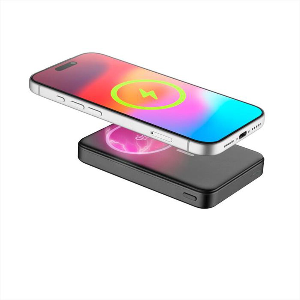Immagine del prodotto CELLULARLINE - POWER BANK MAG STAND WIRELESS 10000 MAH 45 W PORT-Nero