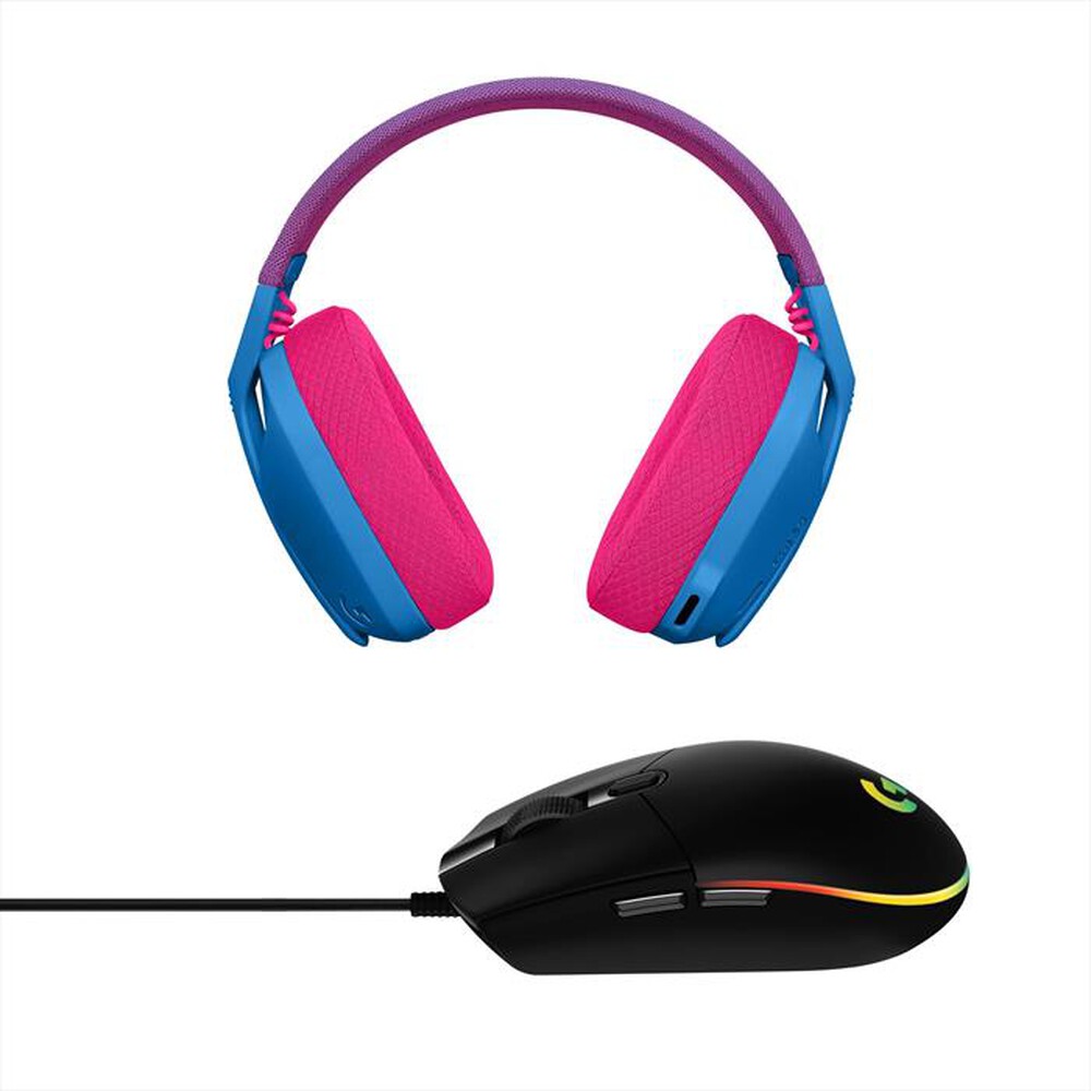 "LOGITECH - Cuffie gaming G435 LIGHTSPEED-Bianco/Nero"