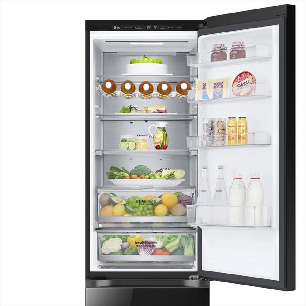 "LG - Frigorifero combinato GBB72BM9DQ Classe D 387L-Nero"