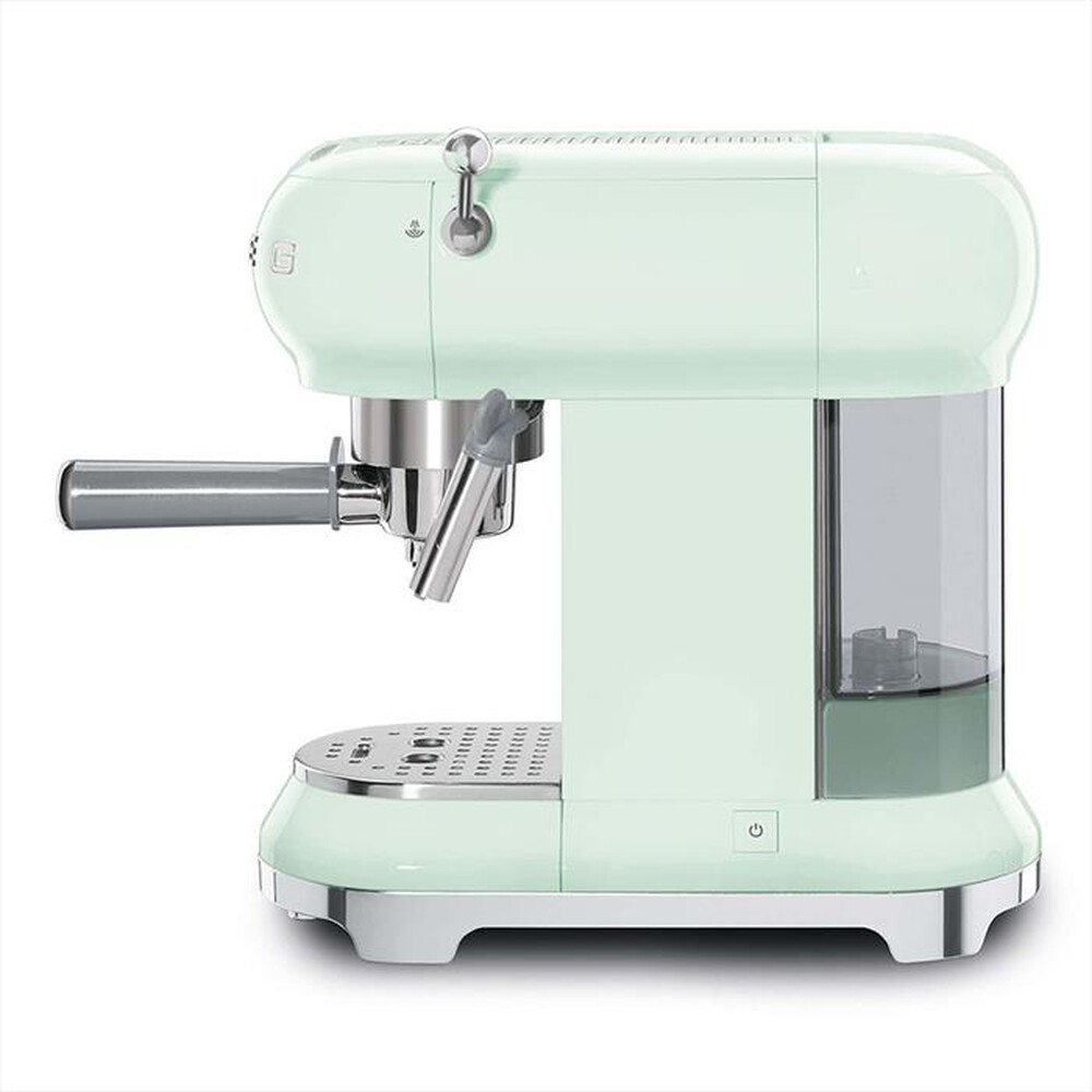 "SMEG - Macchina da Caffè Manuale 50's Style – ECF01PGEU-verde pastello"