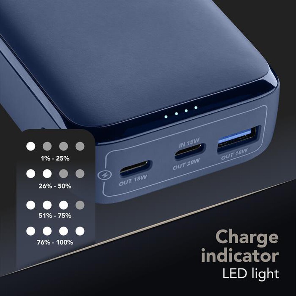 Immagine del prodotto CELLULARLINE - Power Bank Essence Promo 10.000mAh PD fino a 20W-Blu