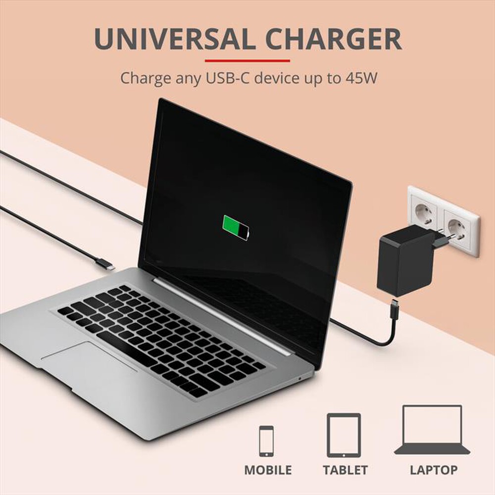 Immagine del prodotto TRUST - SUMMA 45W USB-C CHRGR-Black