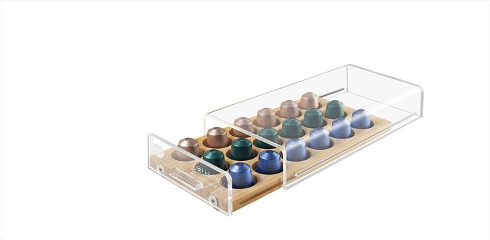 "MACOM - 836 DISPENSER 18 Universale-TRASPARENTE/LEGNO"