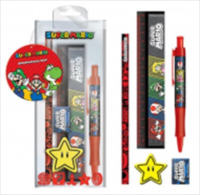 PYRAMID - SUPER MARIO- STATIONARY SET  LICENZ UFFICIALE-Multicolore