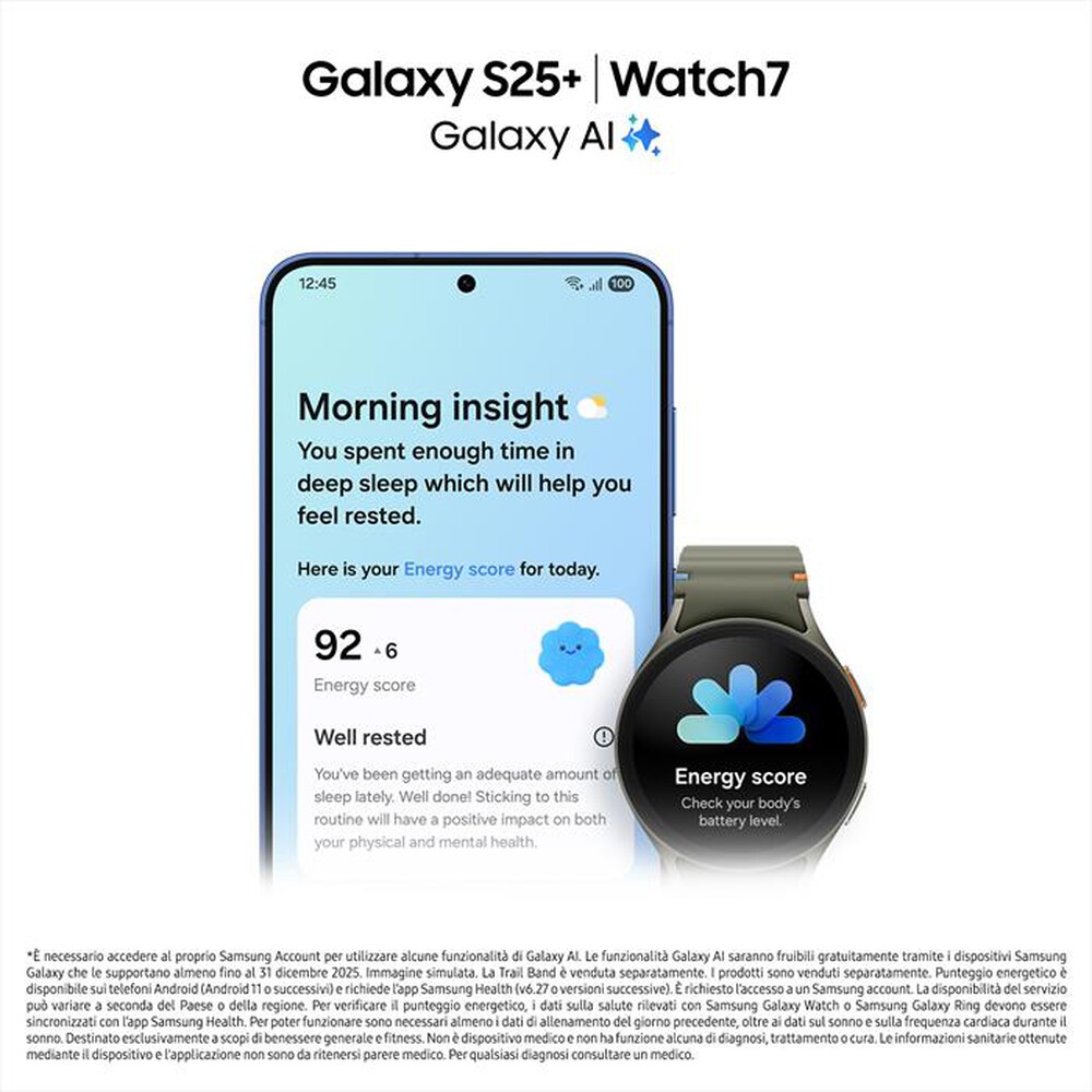 Immagine del prodotto SAMSUNG - Smartphone Galaxy S25+ 12+256GB-Blueblack