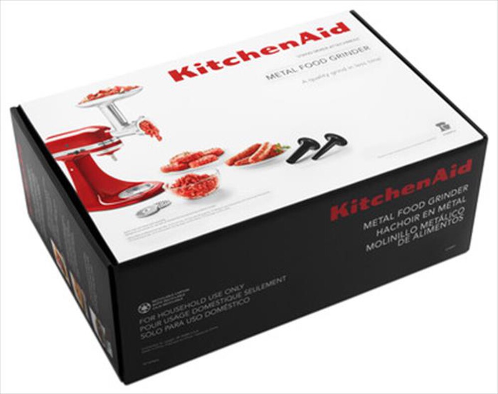 Immagine del prodotto KITCHENAID - 5KSMMGA Tritatutto in metallo-Rosso imperiale
