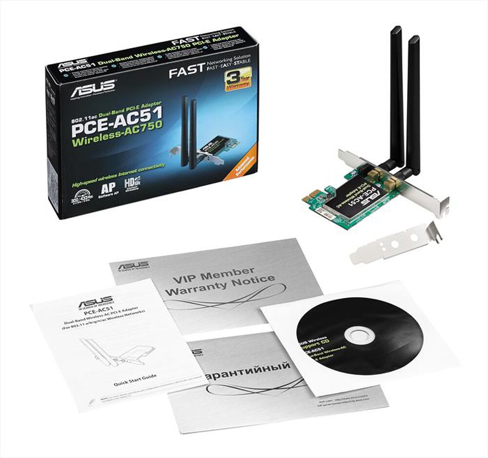 "ASUS - PCE-AC51-Nero"