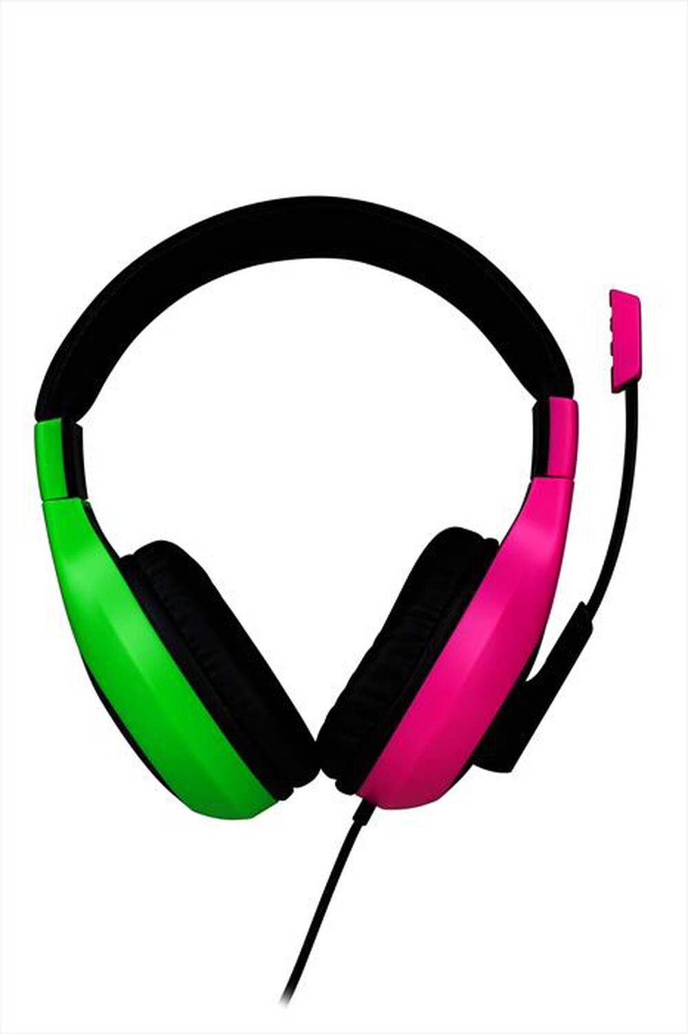 "BIG BEN - CUFFIE STEREO GAMING V1 BICOLOR VIOLA/VERDE SWITCH-Viola/Verde"