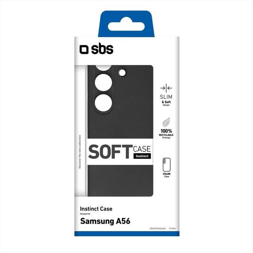 "SBS - Cover Instinct TEINSTSAA56K per Samsung A56-Nero"