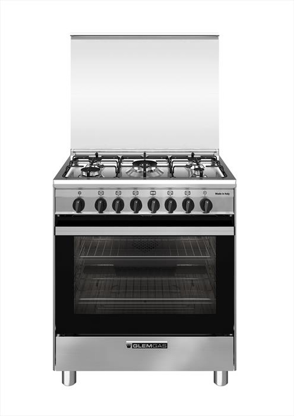 "GLEM GAS - Cucina SA765VI Classe A-Inox"