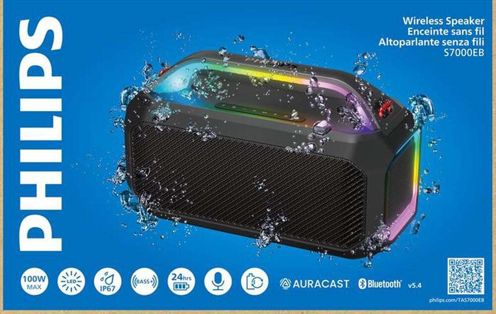 Immagine del prodotto PHILIPS - Bluetooth Speaker TAS7000EB/00-Black