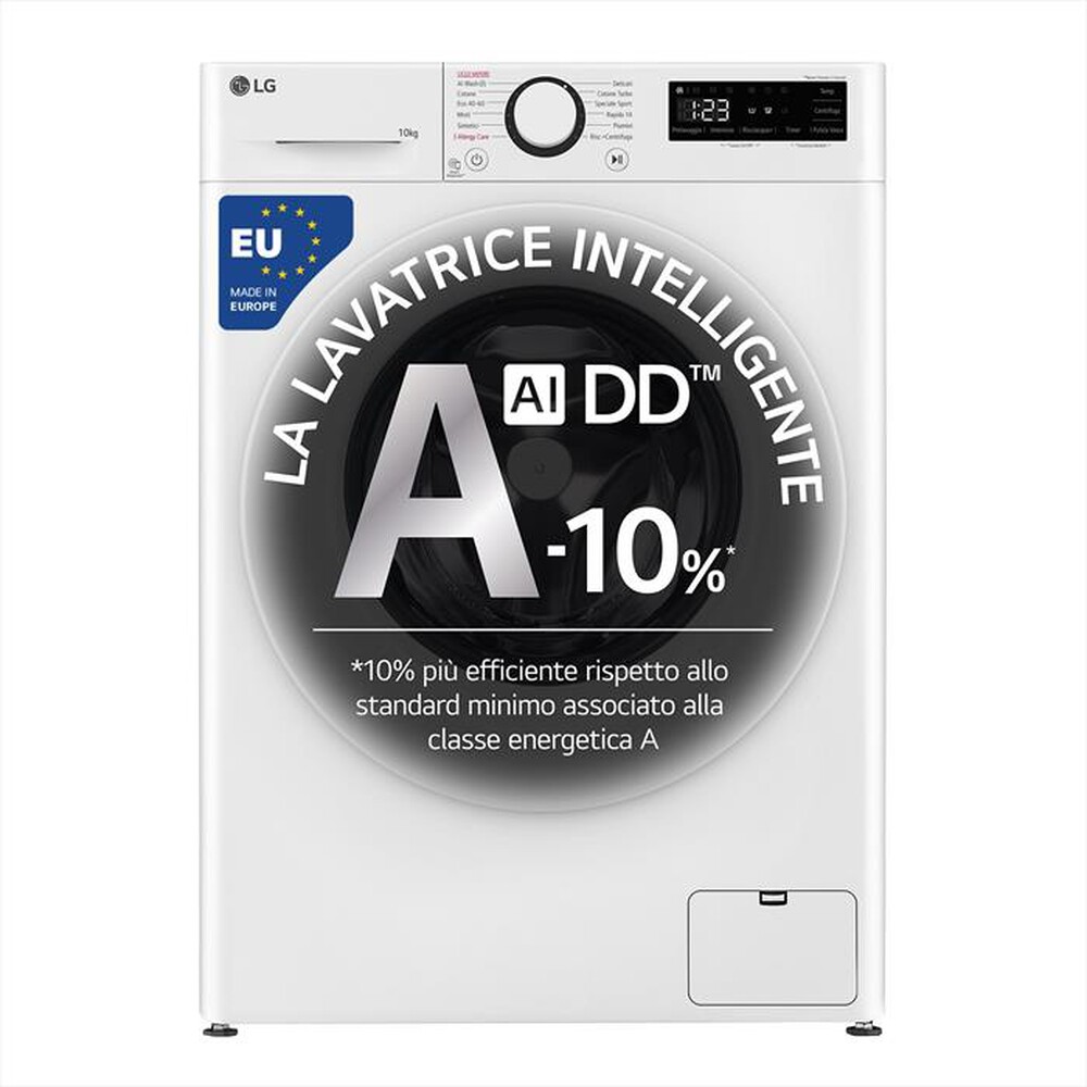 Immagine del prodotto LG - Lavatrice AI DD R3 F4R3010NSWW 10kg Classe A-Bianca