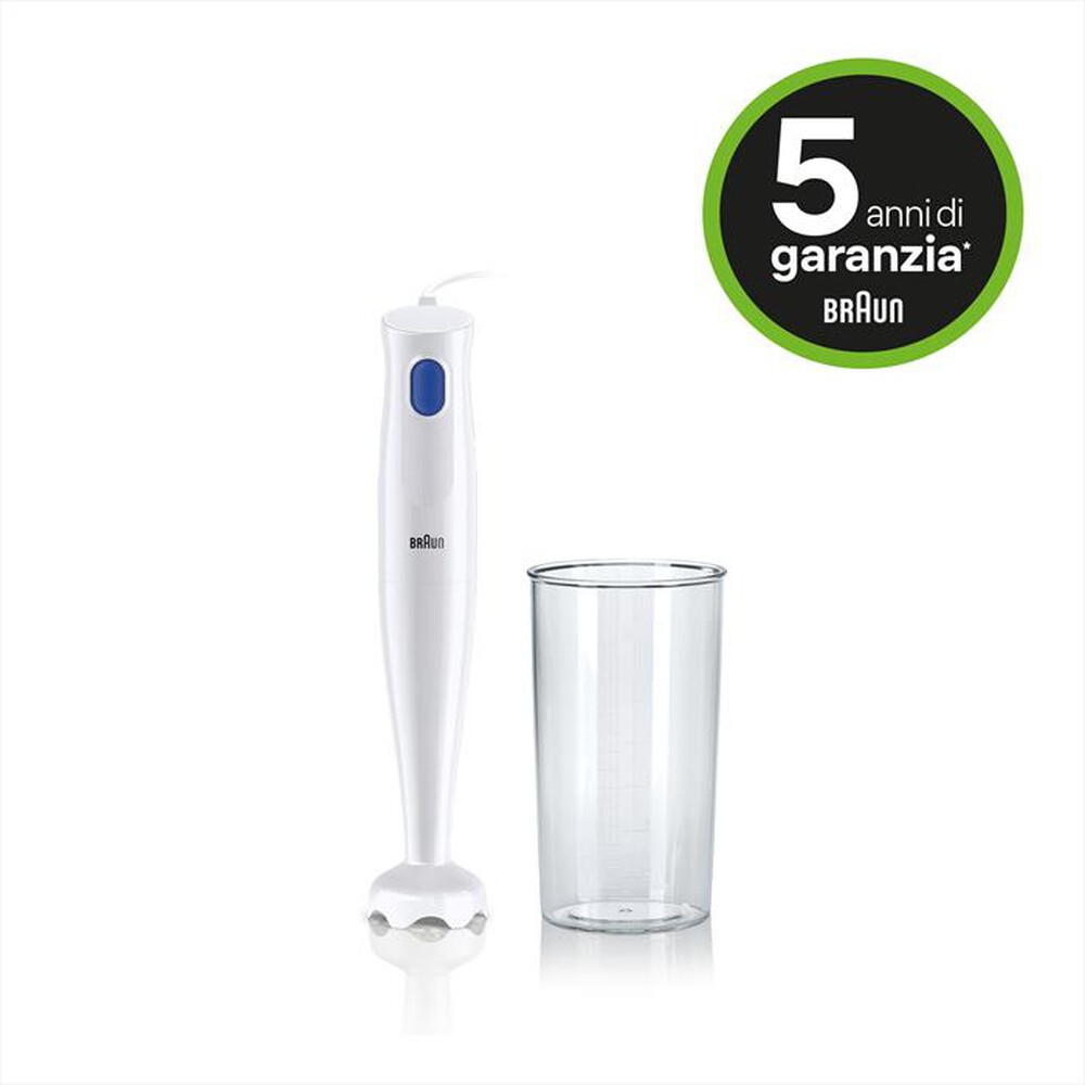 "BRAUN - Frullatore ad immersione MQ10.001P-Bianco"
