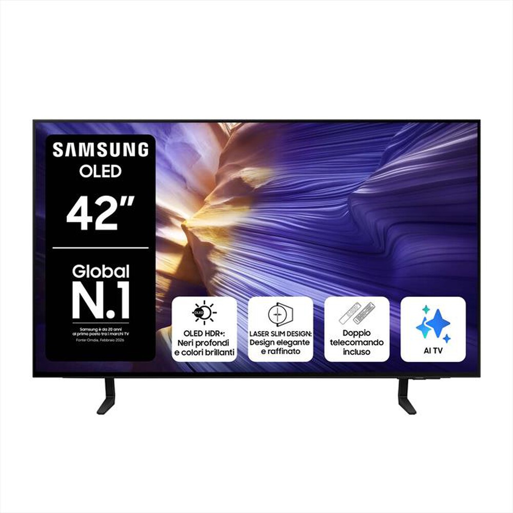 SAMSUNG - Smart TV OLED UHD 4K 42" QE42S90FAEXZT-Graphite Black