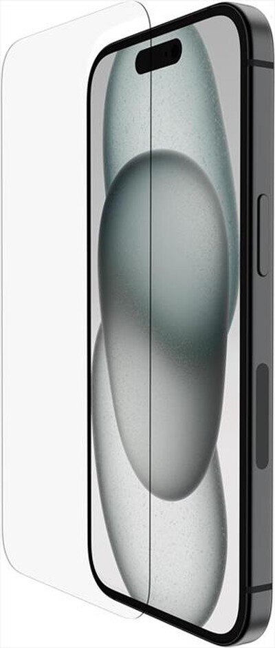 BELKIN - VETRO ULTRAGLASS ANTIMICROBICO PER IPHONE 15 / 14-trasparente