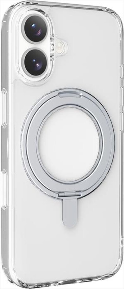 CELLULARLINE - Custodia con anello rotabile SPIN MAG IPHONE 17-Trasparente