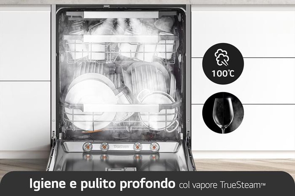 "LG - Lavastoviglie DB597TXS  Classe A-20% 14coperti-Noble Steel"
