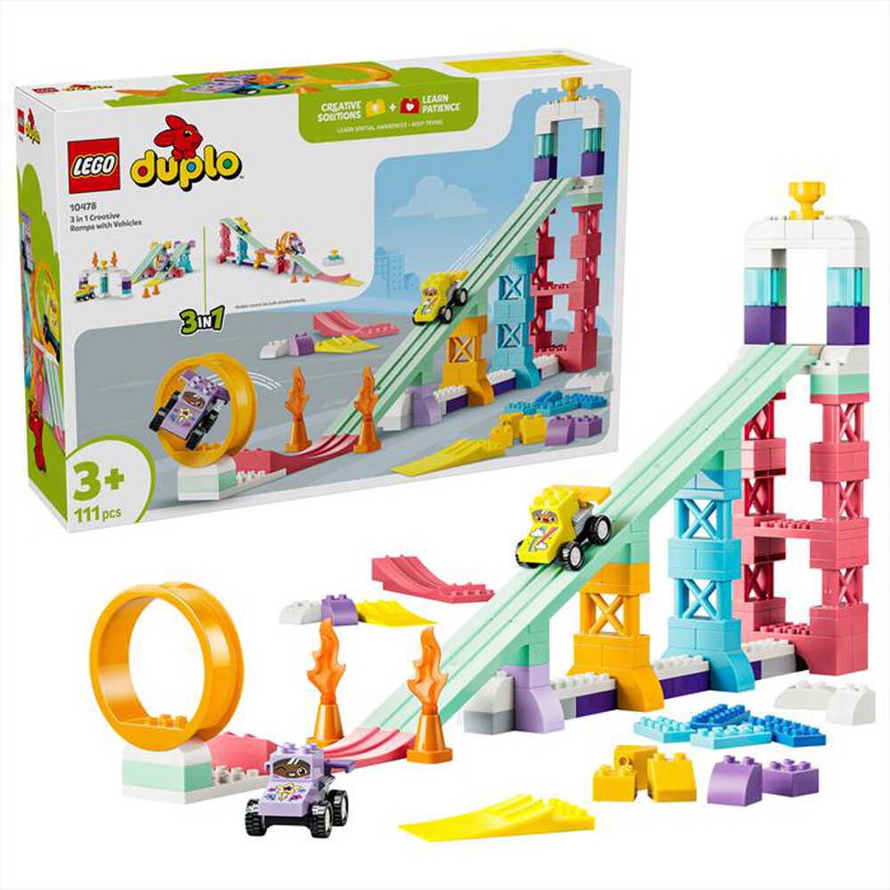 Immagine del prodotto LEGO - DUPLO Rampe creative 3 in 1 con veicoli - 10478