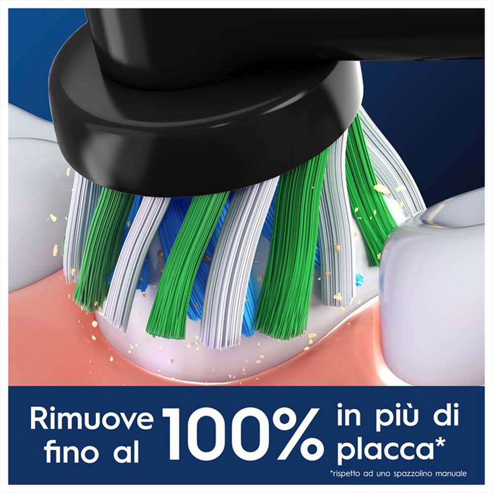 "ORAL-B - Testine Di Ricambio Pro Cross Action 5 Testine-Nero"