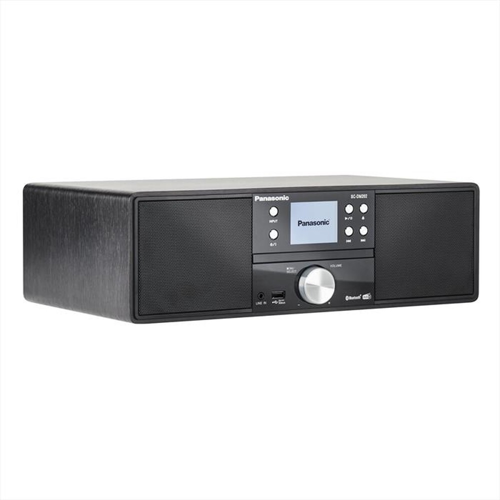 Immagine del prodotto PANASONIC - Sistema Micro Hi-Fi DAB+, CD, Bluetooth, SC-DM202-nero