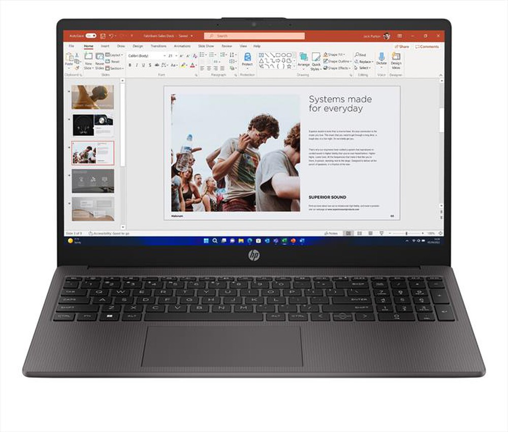 Immagine del prodotto HP - Notebook 255 G10 15,6" (8A663EA)-Argento cenere scuro