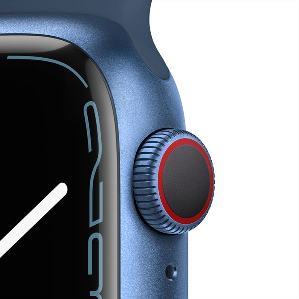 "APPLE - Watch Series 7 GPS+Cellular 41mm Alluminio-Cinturino Sport Blu"