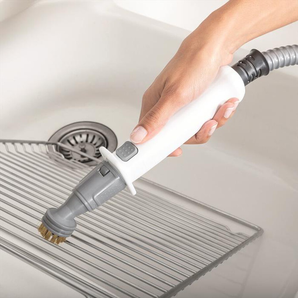 "SHARK - Pulitore vapore 2in1: Scopa & Pulitore S6005EU-Bianco"