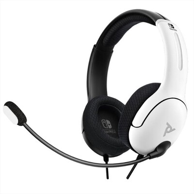 PDP - 500-162-BW-EU Cuffie Stereo per Nintendo Switch-Nero/Bianco