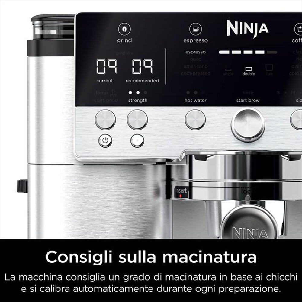 Immagine del prodotto NINJA - MACCHINA DA CAFF&Egrave; LUXE CAF&Eacute; PREMIER 3IN1-Argento