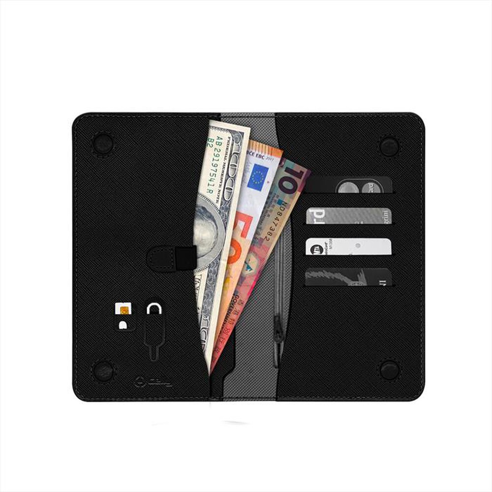 "CELLY - PASSPORTVBK - PORTADOCUMENTI MAGNETICO VENERE-NERO/SIMILPELLE"