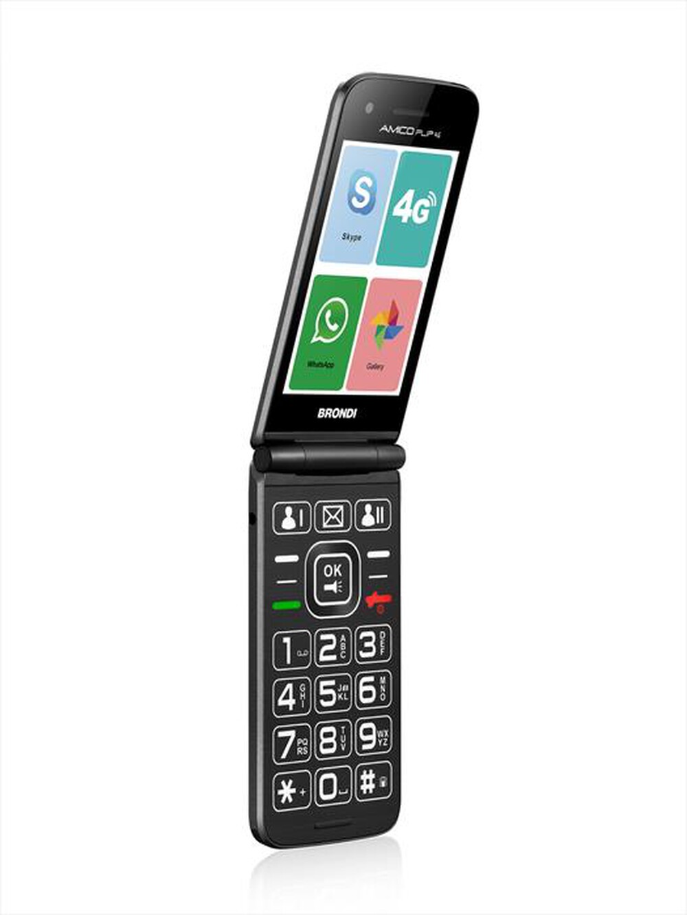 "BRONDI - AMICO FLIP 4G-GRIGIO"