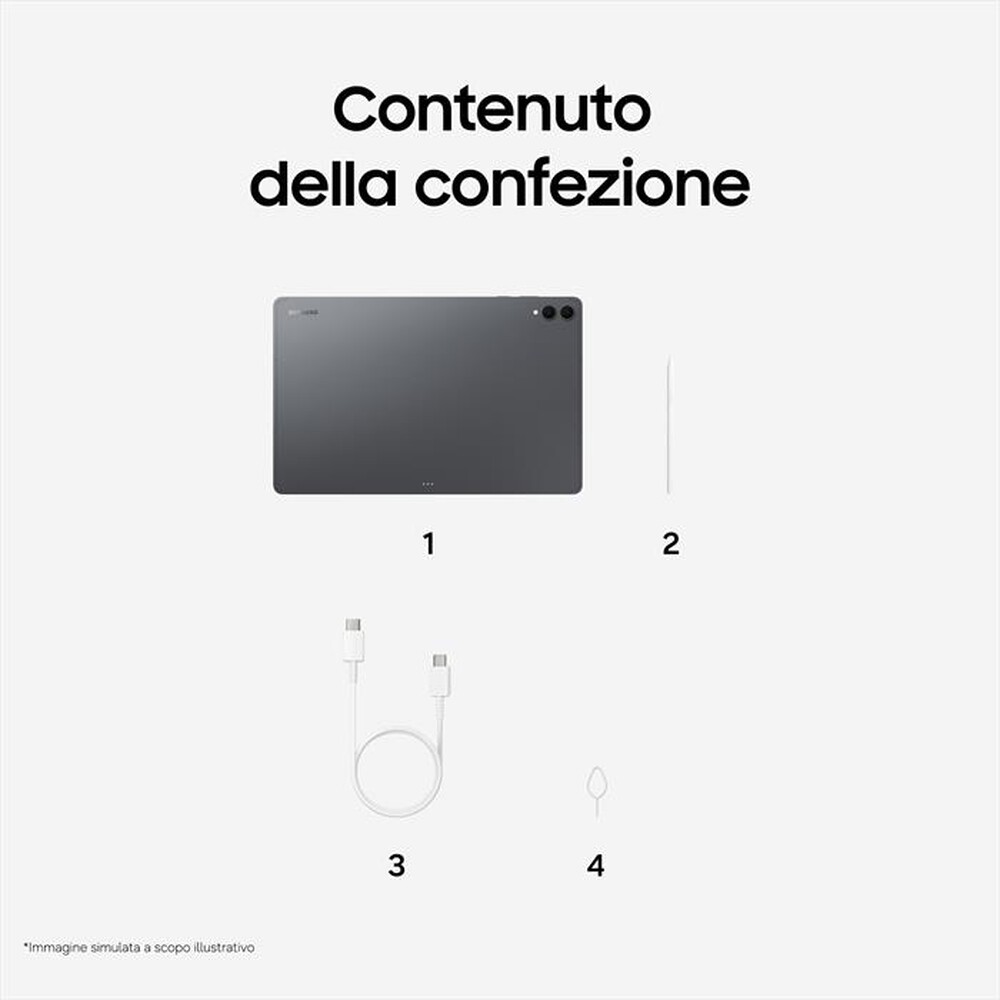 Immagine del prodotto SAMSUNG - GALAXY TAB S12 ULTRA 256GB WI-FI-Gray