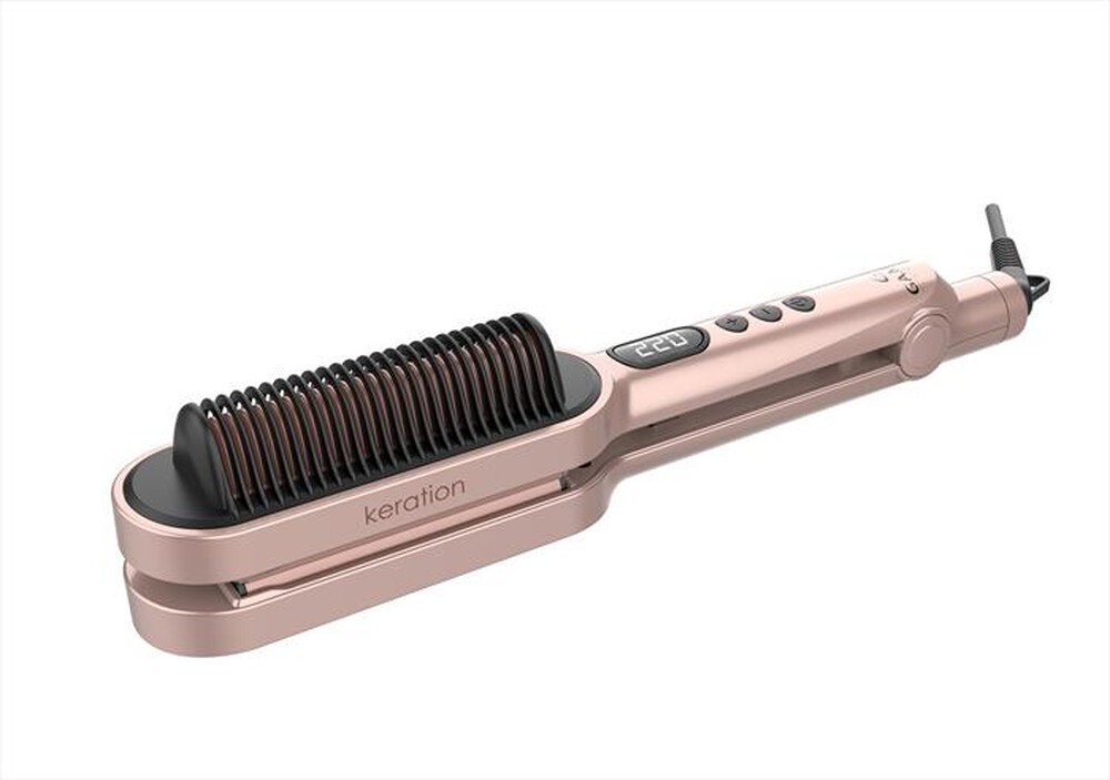 "GAMA - Ferro per capelli KERATION WAVER & BRUSH-Oro"