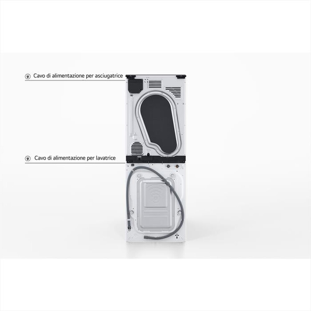 "LG - Lavasciuga WASHTOWER WT1210WWF 12/10 Kg Classe A-Bianca"
