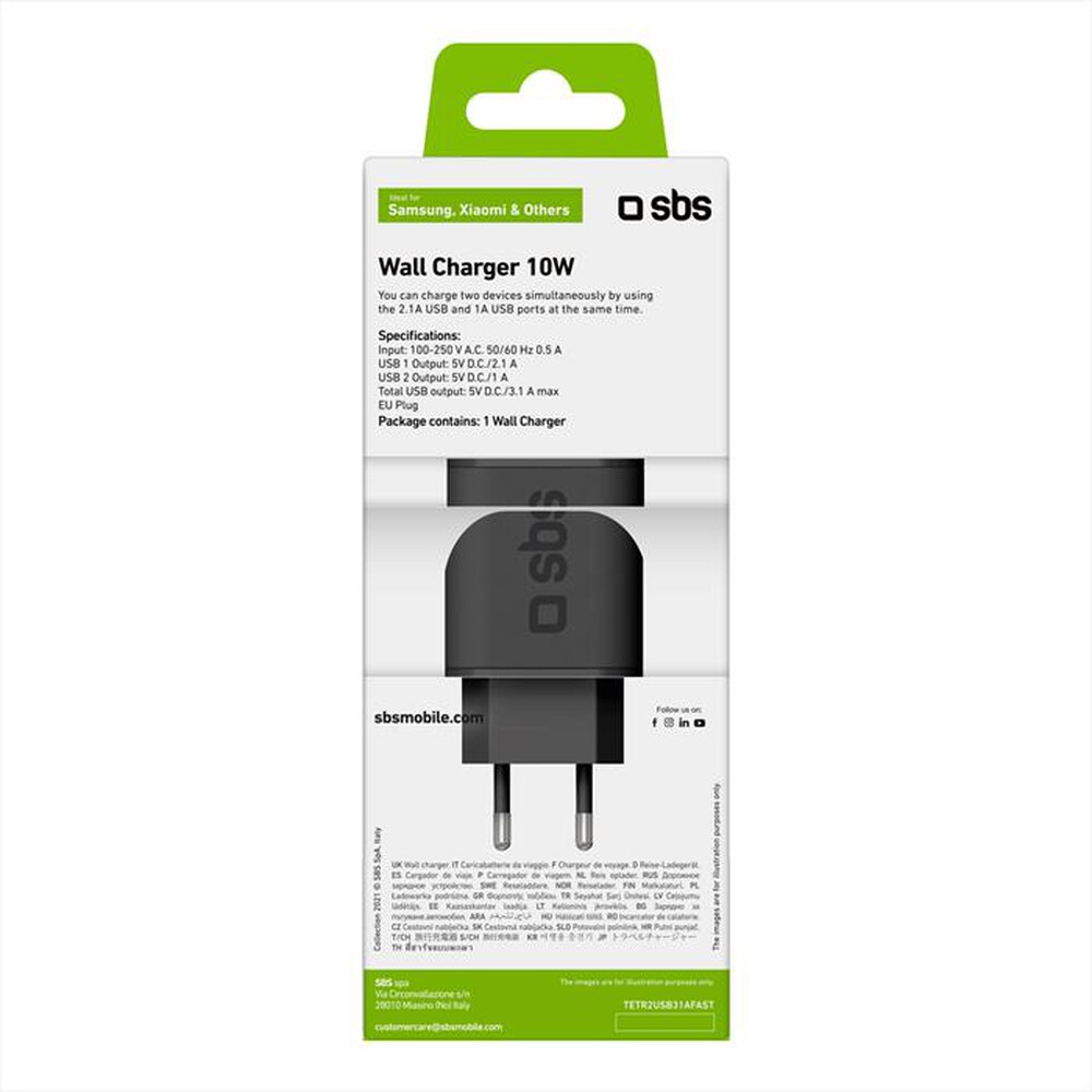 "SBS - TETR2USB31AFAST-Nero"