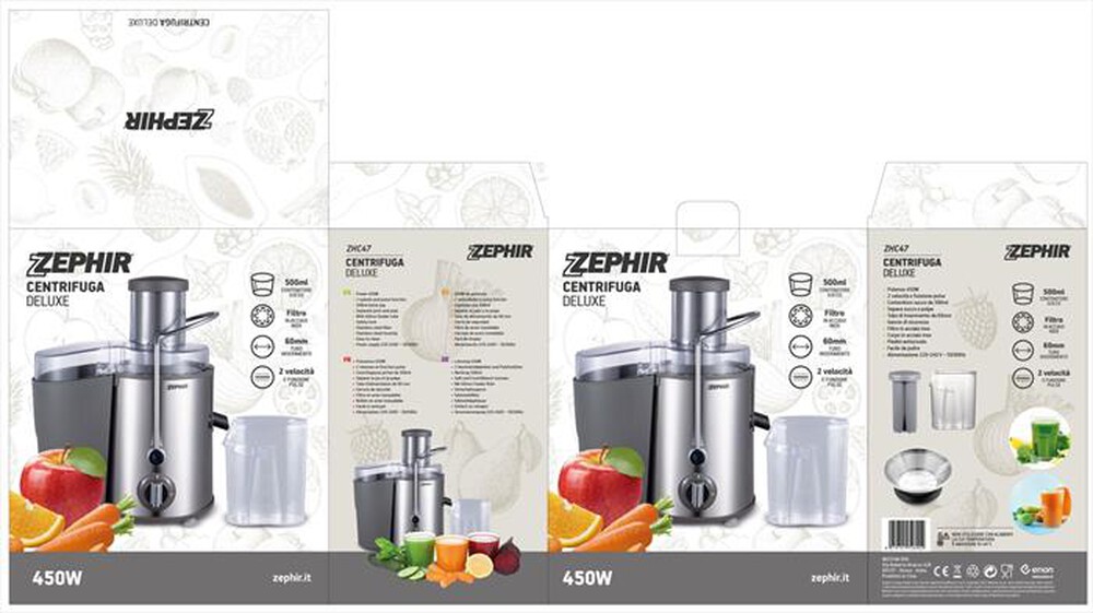 "ZEPHIR - CENTRIFUGA ZHC47-Grigio"