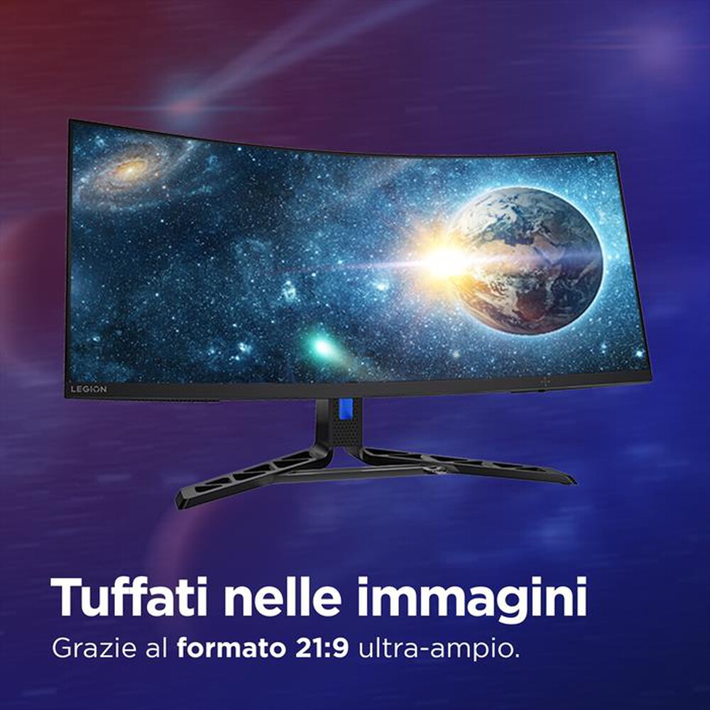 Immagine del prodotto LENOVO - Monitor WLED 34" LEGION R34W-30 67C7GACBIT-Raven Black