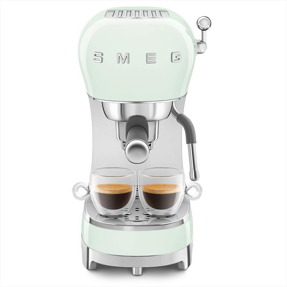 "SMEG - Macchina da Caffè Espresso 50's Style - ECF02PGEU-Verde Pastello LUCIDO"
