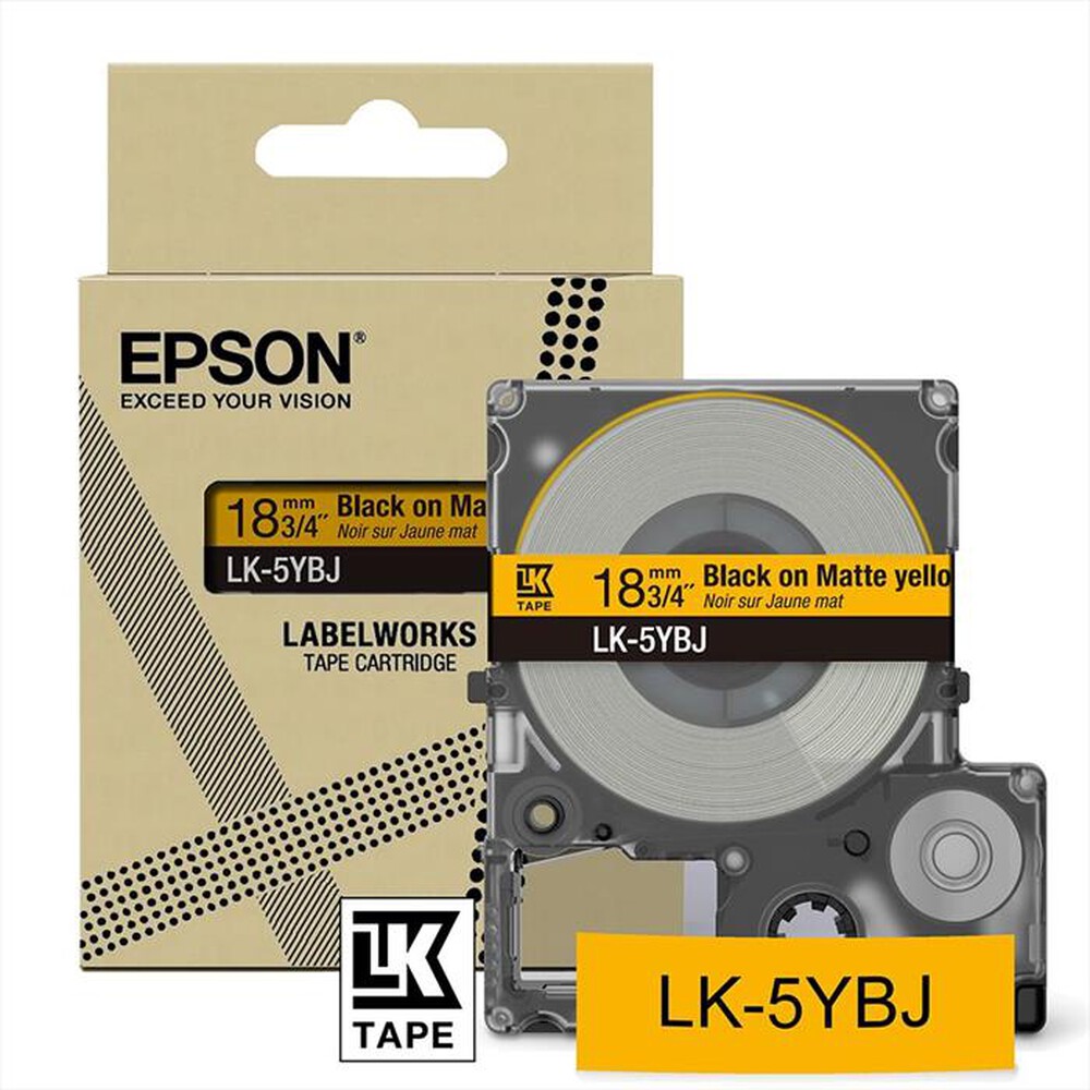 "EPSON - NASTRO LABEL WORKS SISTEMI PER ETICHETTE-YELLOW/BLACK"