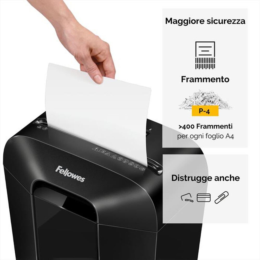 "FELLOWES - Distruggidocumenti LX70-nero"