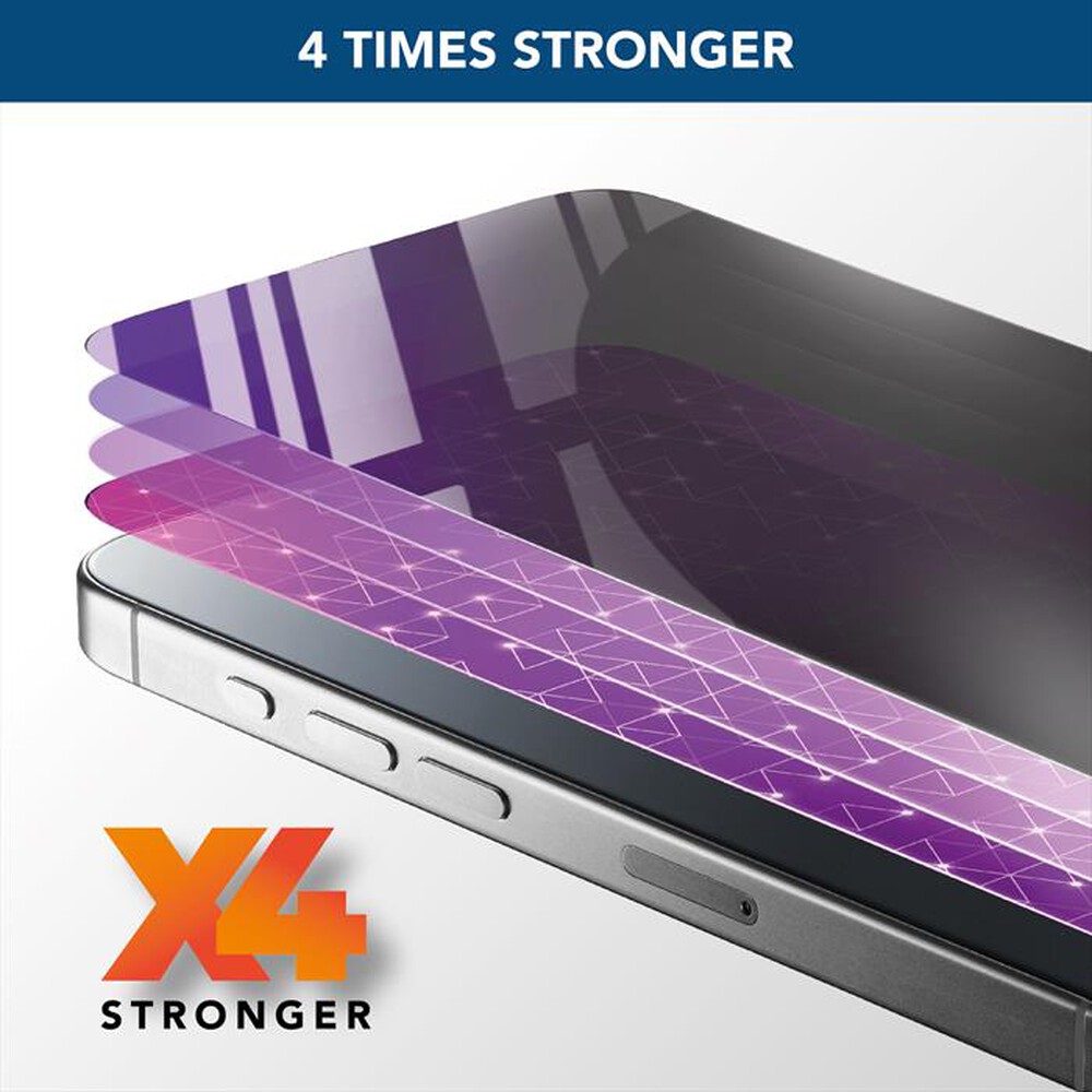 Immagine del prodotto CELLULARLINE - Vetro temperato con filtro privacy iPhone 16 Plus-Trasparente