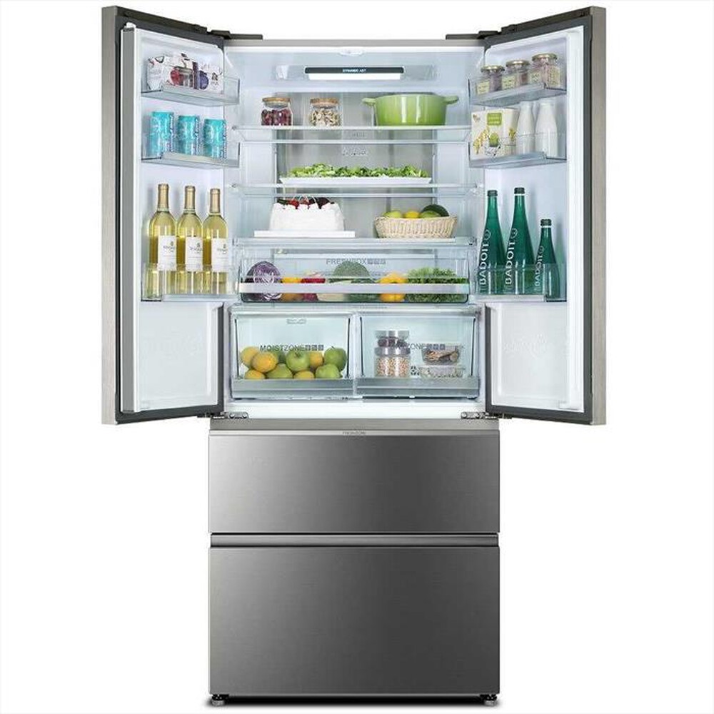 "HAIER - Frigorifero 3 e più porte HB18FGSAAA Classe E 592l-Argento, Titanio"