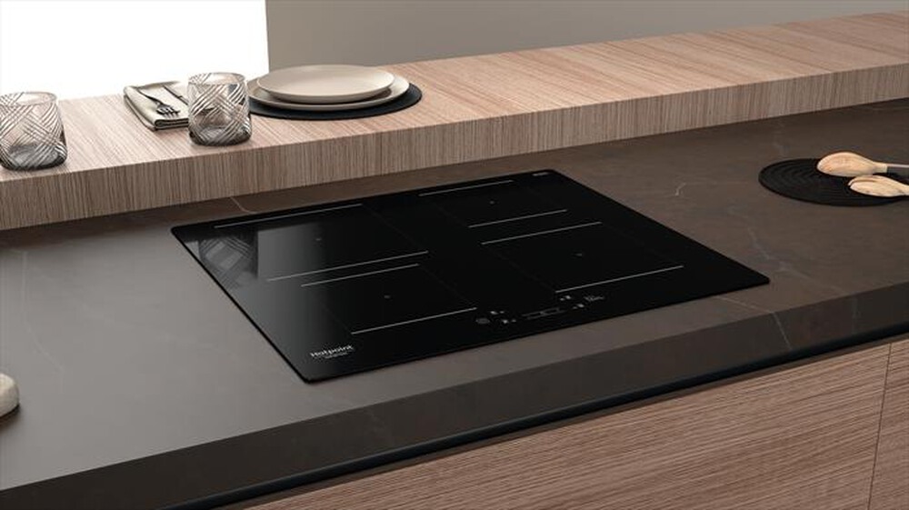 "HOTPOINT ARISTON - Piano cottura induzione HQ 5660S NE 59 cm-Nero"