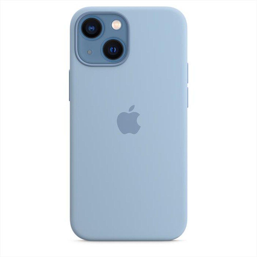 "APPLE - COVER PER IPHONE 13 MINI IN SILICONE CON MAGSAFE-Celeste Nebbia"