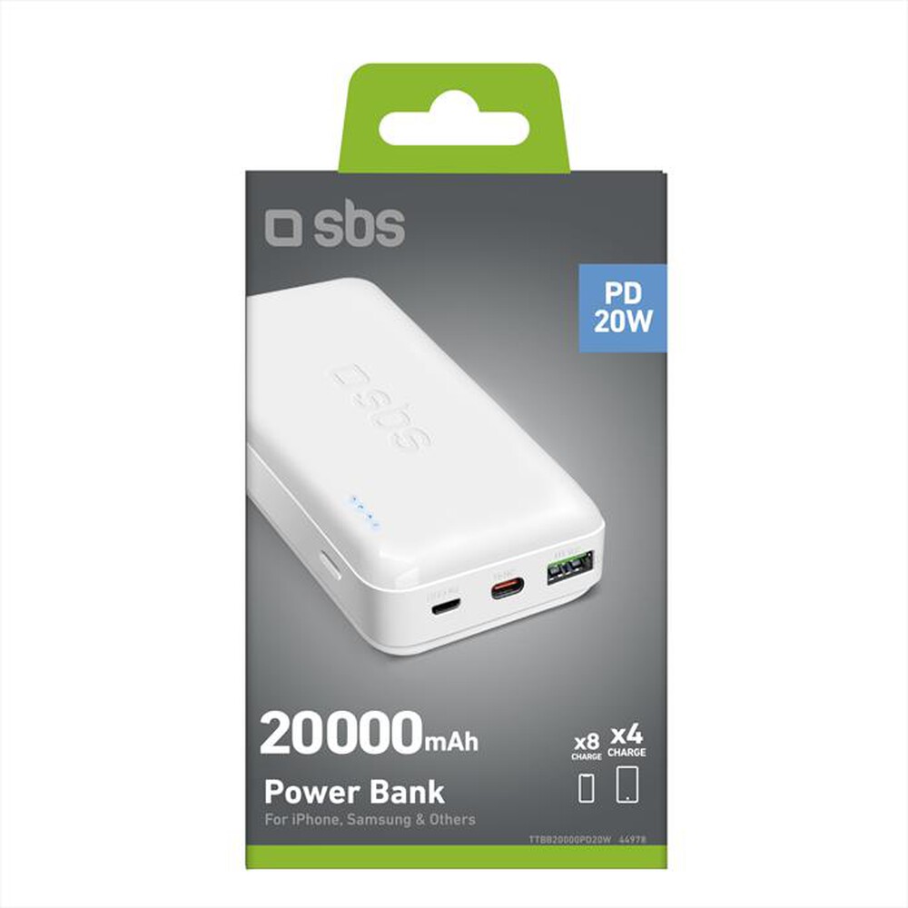 Immagine del prodotto SBS - Powerbank TTBB20000PD20W-Bianco